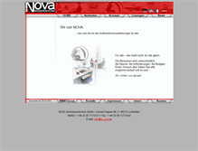 Tablet Screenshot of nova-it.de